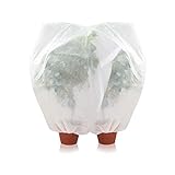 Amazy Schutzhülle für Pflanzen (2er Set | L) – Der praktische Kübelpflanzensack aus Vlies schützt empfindliche Topfpflanzen vor Frost, Wind und Niederschlag (180 x 120 cm)