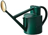 Haws Plastic Outdoor Watering Can, 1.6-Gallon/6-Liter, Green