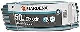 Gardena Classic Schlauch 19 mm (3/4 Zoll), 50 m: Universeller Gartenschlauch aus robustem Kreuzgewebe, 22 bar Berstdruck, UV-beständig, ohne Systemteile, verpackt (18025-20)