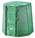 Juwel Thermokomposter AEROQUICK 890 XXL (Nutzinhalt 900 l, für Garten- und Küchenabfälle, Komposter aus UV-stabilen Recyclingkunststoff, mit 2 Entnahmeklappen, Deckel mit Windsicherung) 20157