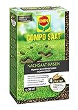 Compo SAAT Nachsaat-Rasen, Spezielle Nachsaat-Mischung mit wirkaktivem Keimbeschleuniger, 1 kg, 50 m²