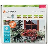 Gardena city gardening Balkon Bewässerung: Vollautomatisches Blumenkastenbewässerungs-Set, für bis zu 6 m Balkonkästen, 13 Programme (1407-20)
